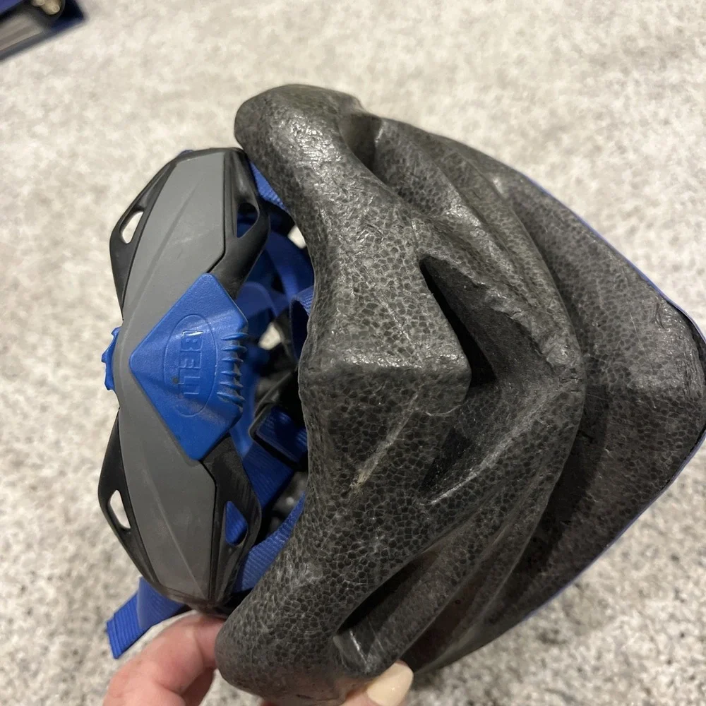 Bell Youth Riding Helmet Trigger Bicycle Rollerblade 50-57 cm Blue